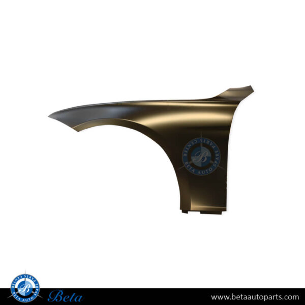 BMW 3 Series F30 (2012-2018), Front Fender withoutut SLP Hole Steel (Left), Taiwan, 41357298027, 41007438439, 41009621597