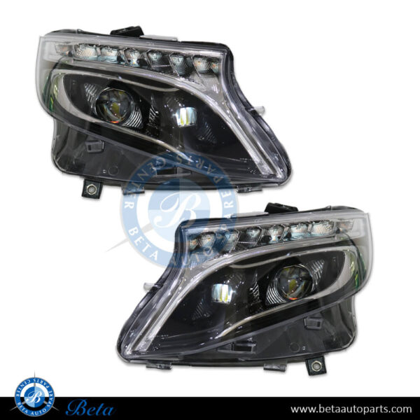 4478200061-4478200161-mercedes-vito-headlamp-upgrade-to-led.jpg Mercedes Vito W447 (2015-Up), Headlamp Upgrade to LED, China, 4478200061 / 4478200161