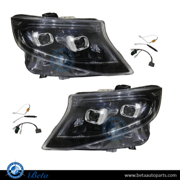 4478200061-4478200161-mercedes-vito-w447-headlamp-upgrade-from-normal-to-2024-led-look.jpg Mercedes Vito W447 (2015-2023), Headlamp Upgrade From Normal to 2024 LED Look, China, 4478200061 / 4478200161
