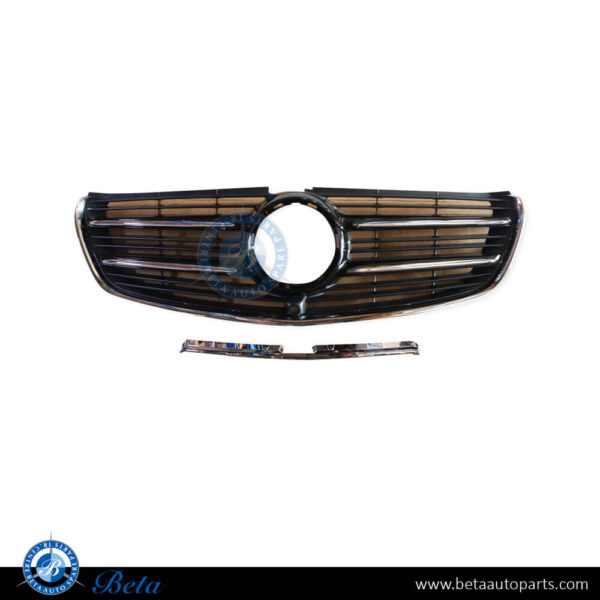 4478880223-mercedes-viano-w447-radiator-grille-normal-amg-with-camera-hole.jpg Mercedes Viano W447 (2015-Up), Radiator Grille Normal AMG with Camera Hole, China, 4478880223