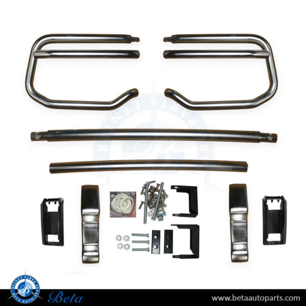 4638807601-g-class-g63-bull-bar-chrome-2018.jpg Mercedes G-Class W463 (2018-Up), Bull Bar for G63 (Silver), China, 4638807601