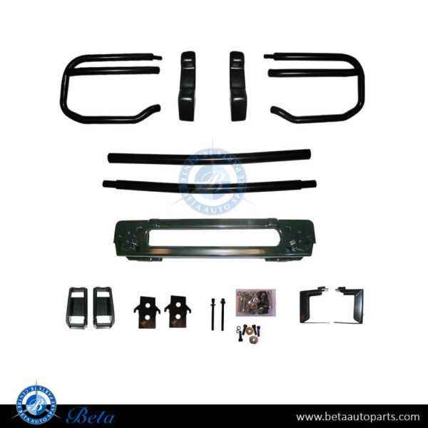 4638807601-mercedes-g-class-w463-bull-bar-for-g63-with-guard-black.jpg Mercedes G-Class W463 (2018-Up), Bull Bar for G63 with Guard (Black), China, 4638807601