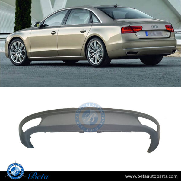 Audi A8 (2011-2013), Rear Diffuser, China, 4H0807521B