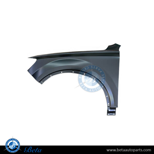 Audi Q7 (2016-Up), Front Fender - Aluminum (Left), Taiwan, 4M0821105D / 4M0941105C