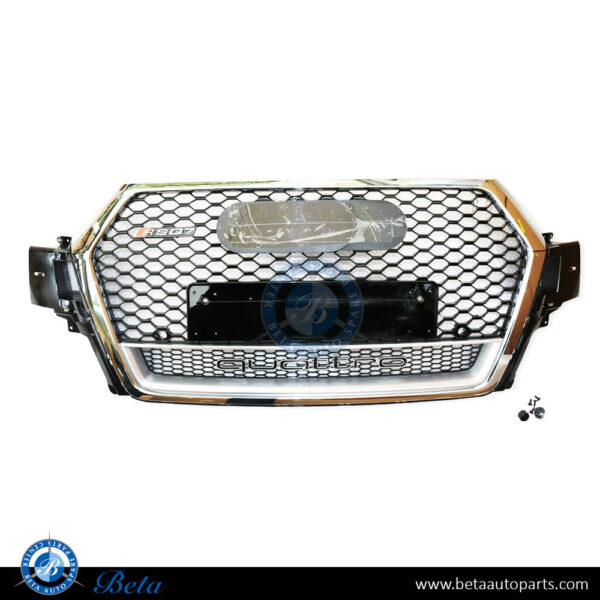 4M0853651-audi-q7-grille-rsq7-look-black-and-chrome-china-spare-parts-1.jpg Audi Q7 (2016-2019), Radiator Grille RSQ7 Look (Black and Chrome), China, 4M0853651