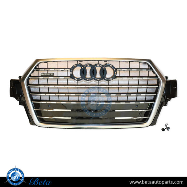 4M0853651K-audi-q7-s-line-grille-black-and-pearl-china-spare-parts-1.jpg Audi Q7 S-Line (2016-2019), Radiator Grille (Black and Pearl), China, 4M0853651K