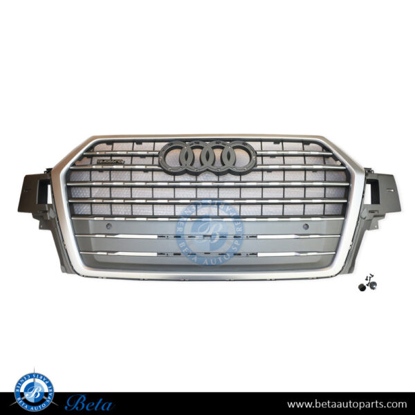 4M0853651K-audi-q7-s-line-grille-gray-china-spare-parts-1.jpg Audi Q7 S-Line (2016-2019), Radiator Grille (Gray), China, 4M0853651K