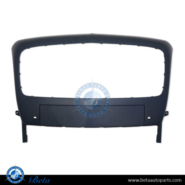 4W0853651B-bentley-flying-spur-grille-base-with-license-plate-hole-spare-parts-1.jpg Bentley Flying Spur (2016-2019), Radiator Grille Frame with License Plate Hole, China, 4W0853651B