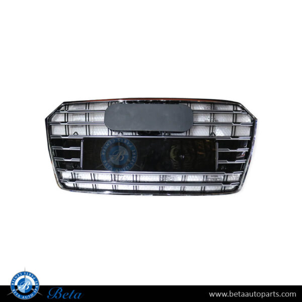 Audi A7 S-Line (2015-2018), Radiator Grille with Camera Hole with Night Vision, China, 4G8853651K