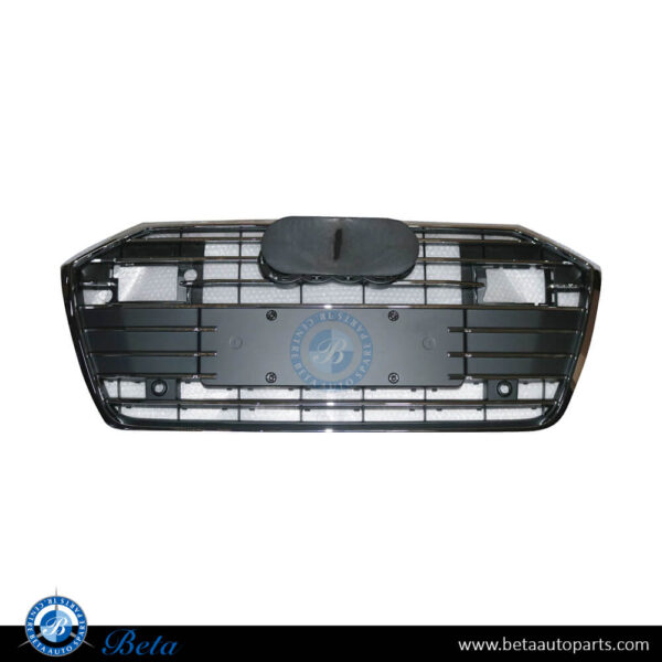 4k0853651ru6-audi-a6-s-line-radiator-grille-with-acc-gray.jpg Audi A6 S-Line (2019-Up), Radiator Grille with ACC (Gray), China, 4K0853651RU6