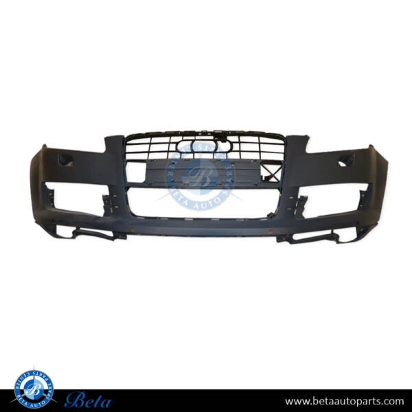 Audi Q7 (2006-2009), Front Bumper with PDC with Washer, China, 4L0807105C