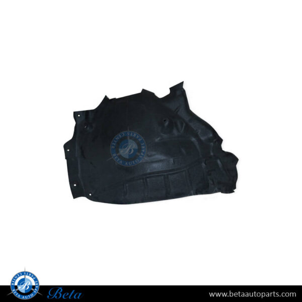 Audi Q7 (2016-Up), Front Wheel Fender Liner Rear Half Flannel (Right), China, 4M0821192H, 4M0821192G