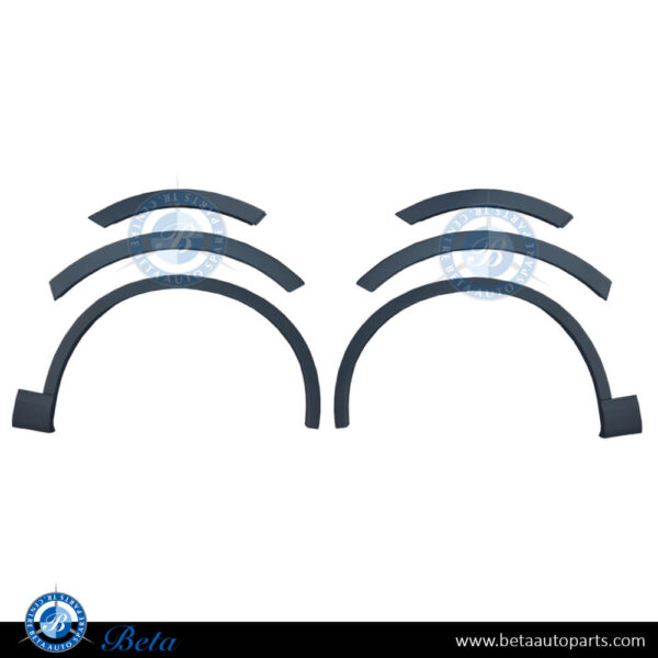 Audi Q7 (2016-2019), Wheel Arch Set, China, 4M0853717, 4M0853718