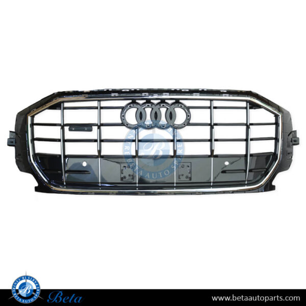 4m8853651bb-audi-q8-radiator-grille-with-pdc-without-acc-and-camera.jpg Audi Q8 (2019-Up), Radiator Grille with PDC without ACC without Camera Hole, China, 4M8853651BB
