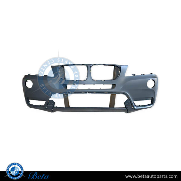 BMW X3 F25 (2011-2014), Front Bumper without Washer, Taiwan, 51117210451