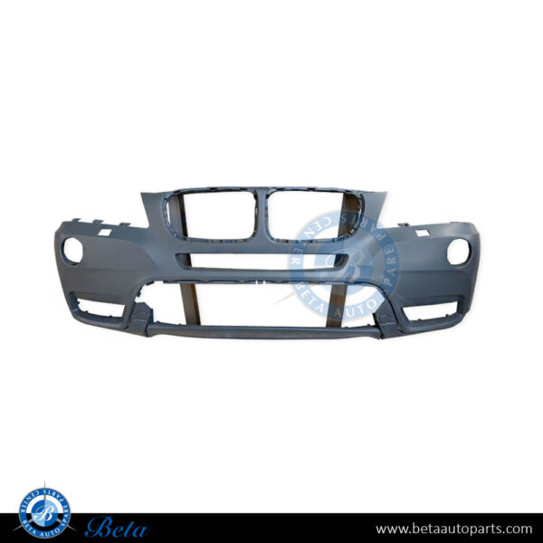 BMW X3 F25 (2011-2014), Front Bumper with Washer, Taiwan, 51117261188