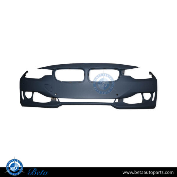 BMW 3 Series F30 (2012-2015), Front Bumper with PDC / PMA without SPR / Camera Hole (Basis), Taiwan, 51117292992