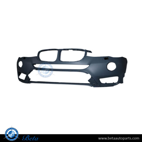 BMW X3 F25 LCI (2015-2017), Front Bumper with PDC with LED Fog Lamp Cover, Taiwan, 51117389899