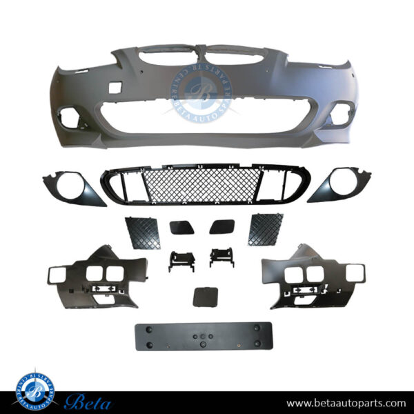 BMW 5 Series E60 LCI (2008-2009), Front Bumper M-Tek with PDC, China