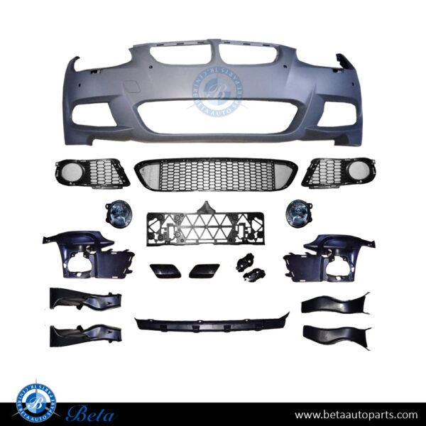 BMW 3 Series E92 LCI (2009-2011), Front Bumper M-Tek with PDC with Washer, China