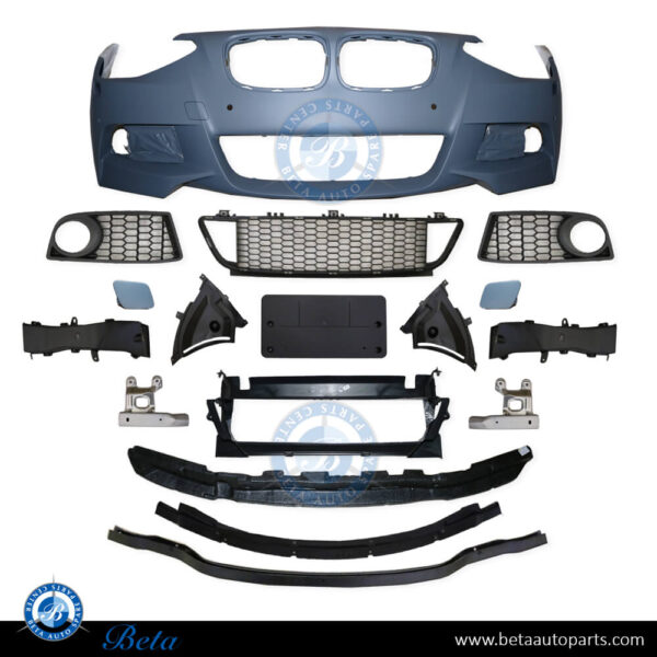 BMW 1 Series F20 / F21 (2012-2014), Front Bumper M-Tek with PDC with Washer, Taiwan
