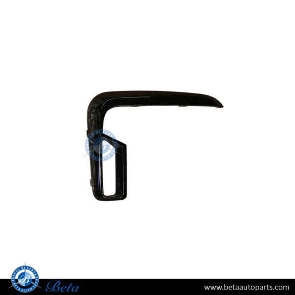 BMW 7 Series G11 / G12 LCI (2020-2022), Front Bumper Moulding M-Tek - Black (Right), China, 51118079588