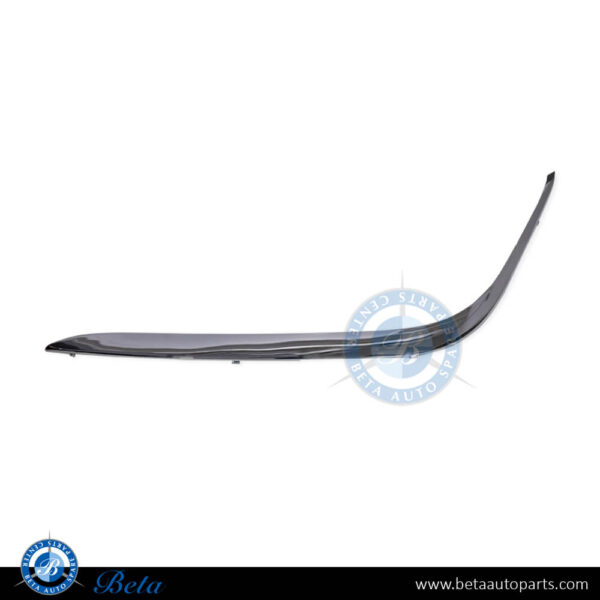 BMW 7 Series E38 (1995-2001), Front Bumper Moulding without Washer - Chrome (Left), Taiwan, 51118125437