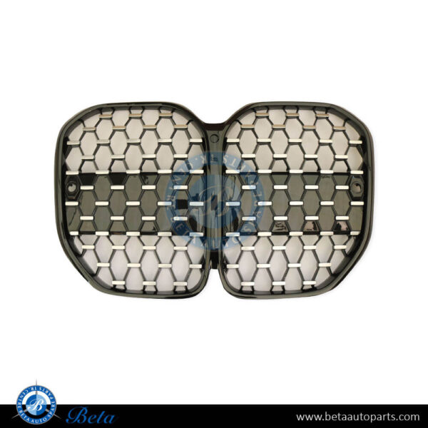 51118738155-bmw-4-series-g22-radiator-grille-m-tek-with-camera-hole-black-and-chrome.jpg BMW 4 Series G22 (2021-Up), Radiator Grille M-Tek with Camera Hole (Black and Chrome), China, 51118738155
