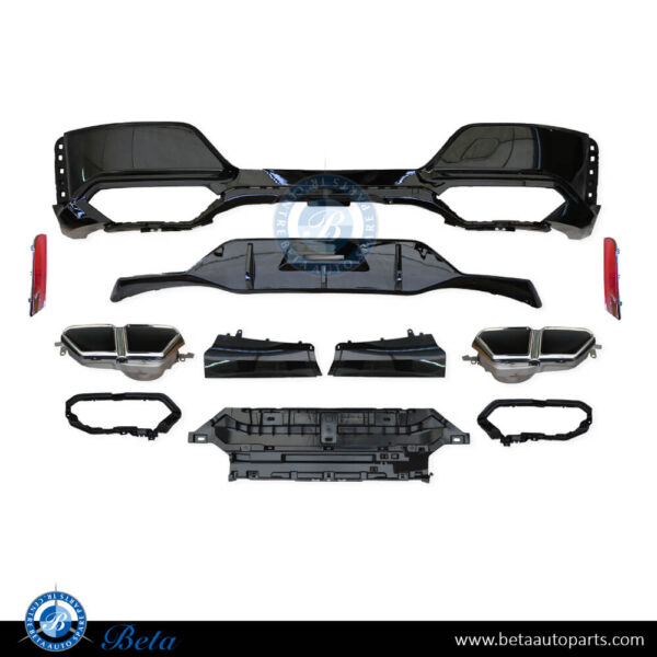 BMW 7 Series G70 (2023-Up), Rear Bumper M760, China