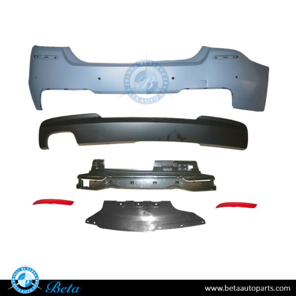BMW 5 Series F10 (2010-2016), Rear Bumper M-Tek with PDC, Taiwan
