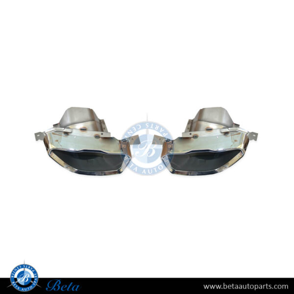 BMW 3/4 Series G20 / G22 (2019-Up), Exhaust Tips for M340/M440 (Silver), China, 51128058659 / 51128058660