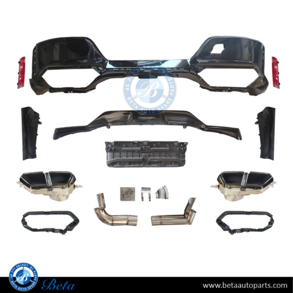 BMW 7 Series G70 (2023-Up), Rear Diffuser Assy M760, China, 51128081540