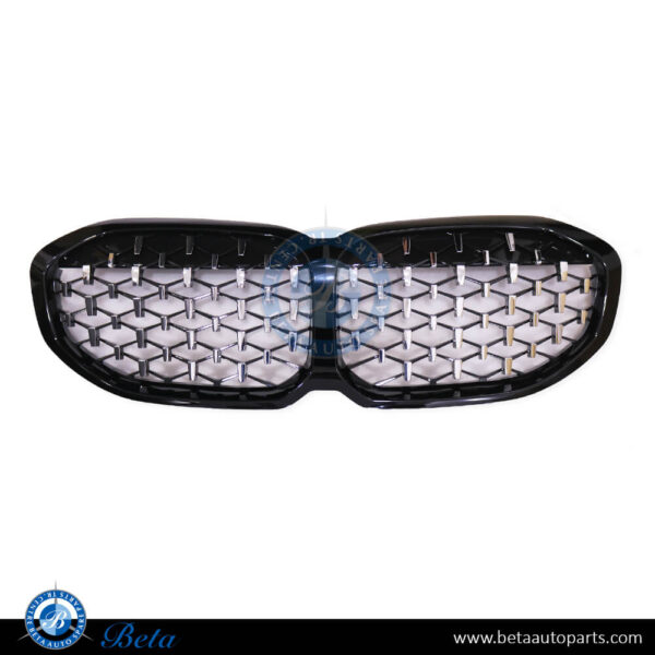 BMW 1 Series F40 (2020-Up), Radiator Grille (Black and Chrome), China, 51135A39367