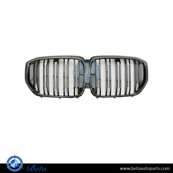 BMW X5 G05 LCI (2024-Up), Radiator Grille M Look 2 Lines (Gloss Black), China, 51135A67CC8