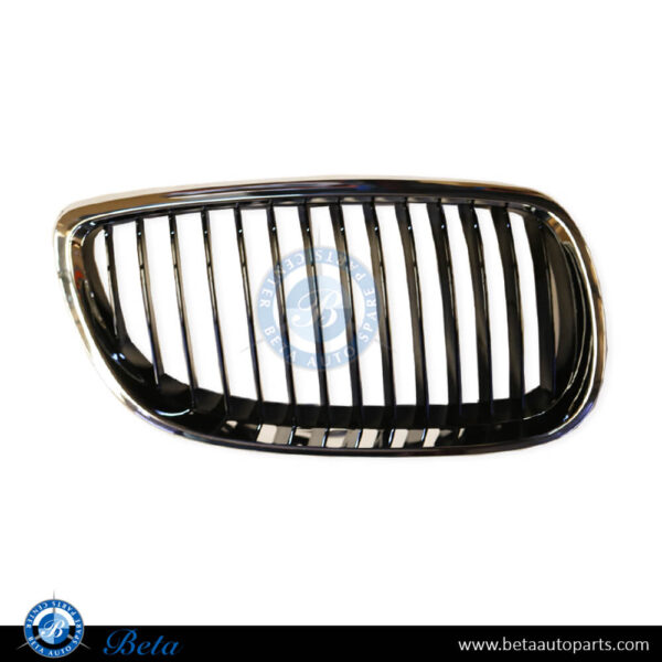 BMW 3 Series E93 / E92 (2005-2008), Radiator Grille - Black and Chrome (Right), Taiwan, 51137157276