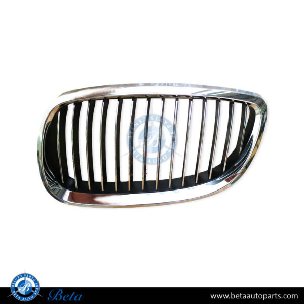 BMW 3 Series E92 / E93 (2005-2008), Radiator Grille - Chrome (Left), Taiwan, 51137157277