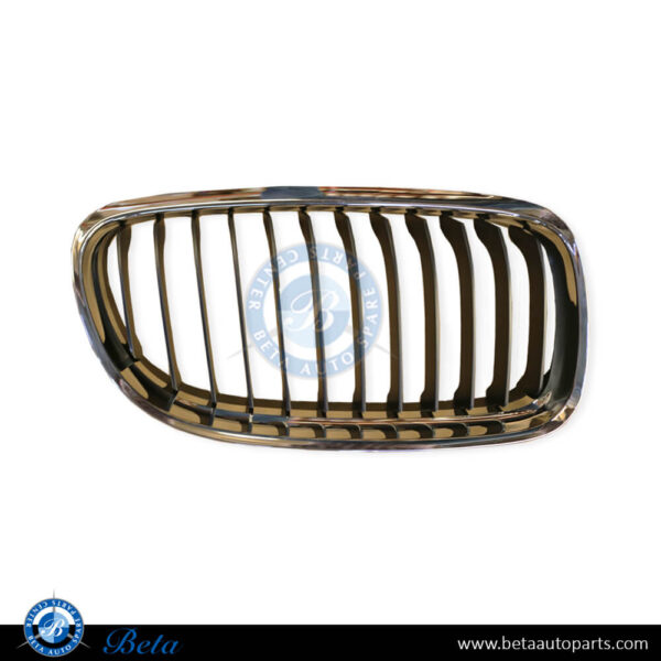 BMW 3 Series E90 LCI (2009-2011), Radiator Grille - Black and Chrome (Right), Taiwan, 51137201968