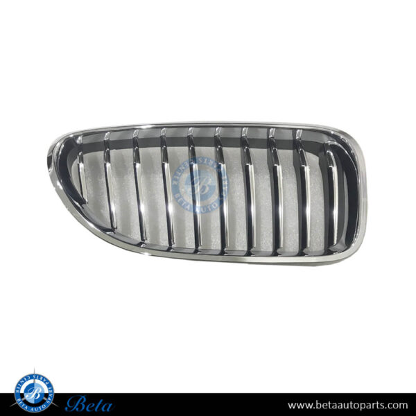 BMW 6 Series F06 / F13 (2012-2018), Radiator Grille - Black and Chrome (Right), Taiwan, 51137211922