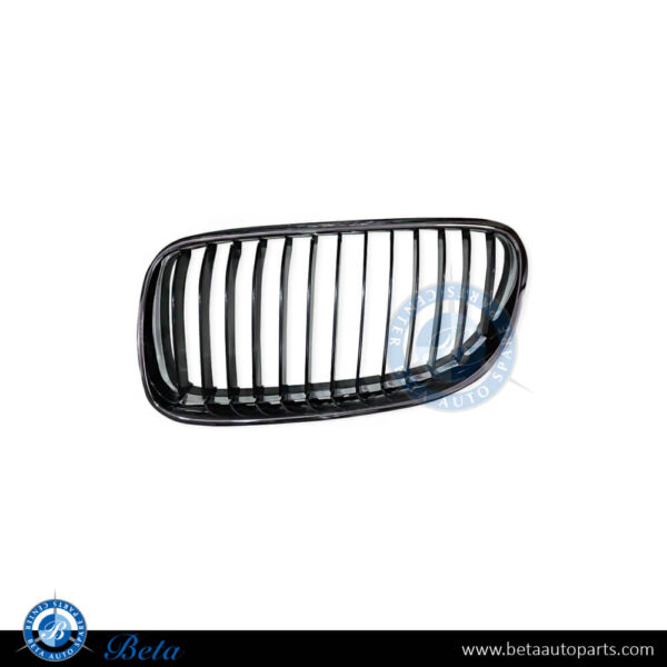 BMW 3 Series E92 LCI (2009-2011), Radiator Grille - Black and Chrome (Left), Taiwan, 51137254967