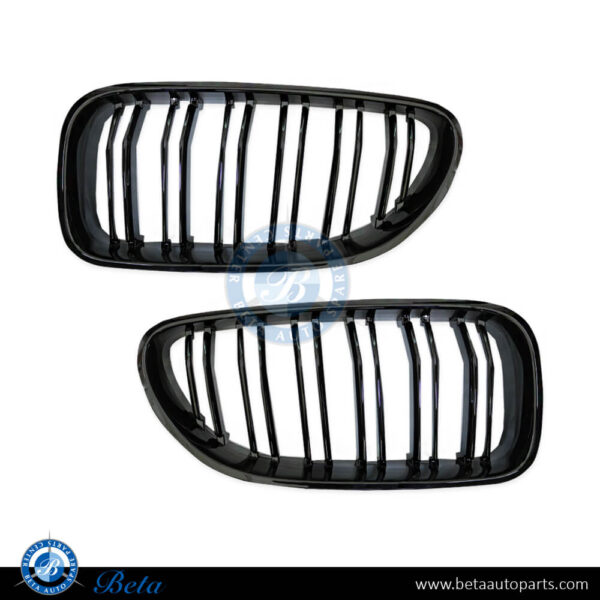 BMW 6 Series F06 / F12 / F13 (2012-2018), Radiator Grille M Look (Gloss Black), China, 51138050537 / 51138050538