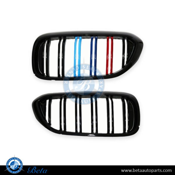 51138070469-51138070470-bmw-5-series-g30-grille-3-colour-gloss-black-spare-parts.jpg BMW 5 Series G30 (2017-2020), Radiator Grille 3 Color (Gloss Black), China, 51138070469 / 51138070470