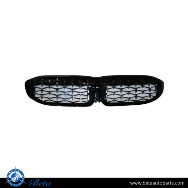 BMW 3 Series G20 (2019-2022), Radiator Grille Stars Look (Black and Chrome), China, 51138075665