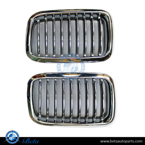 BMW 3 Series E36 (1991-1997), Radiator Grille Modified (Chrome), Taiwan, 51138122237 / 51138122238