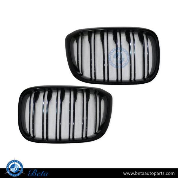 BMW X3 / X4 G01 / G02 (2018-2021), Radiator Grille M Look 2 Lines (Gloss Black), China, 51138469959 / 51138469960