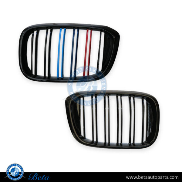BMW X3 / X4 G01 / G02 (2018-2021), Radiator Grille 3 Color Look 2 Lines (Gloss Black), China, 51138469959 / 51138469960