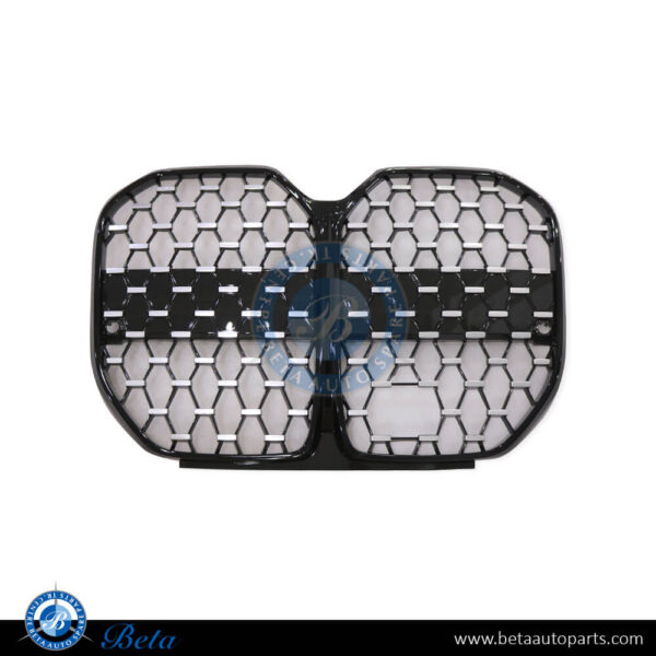 51139466880-bmw-4-series-g26-radiator-grille-m-tek-with-acc-with-camera-hole-black-and-chrome.jpg BMW 4 Series G26 (2021-Up), Radiator Grille M-Tek with ACC with Camera Hole (Black and Chrome), China, 51139466880