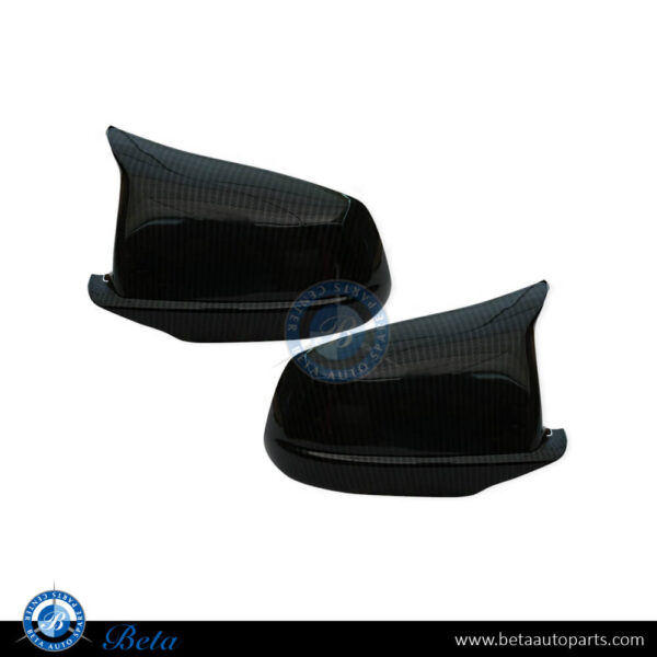 BMW 5 Series F10 (2010-2013), Mirror Covers M5 Look (Carbon), China, 51167216369 / 51167216370