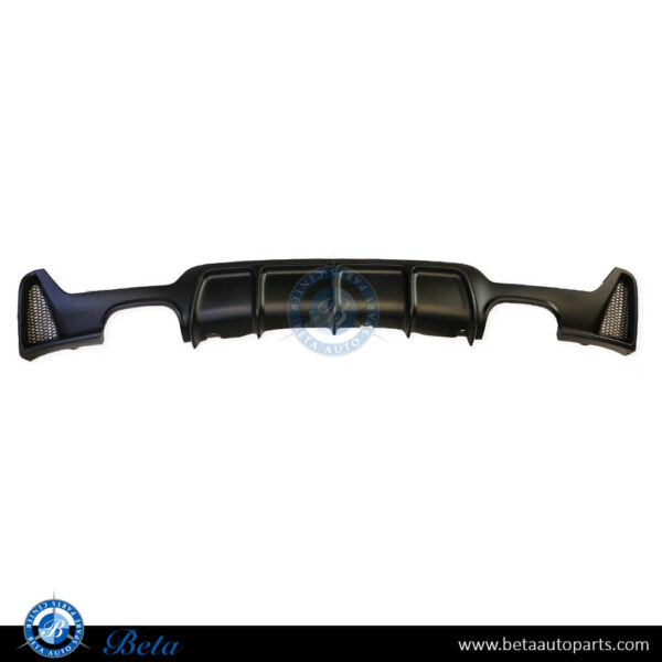 BMW 4 Series F32 (2014-2020), Rear Diffuser M4 Look for M-Tek (Matte Black), China, 51192339218