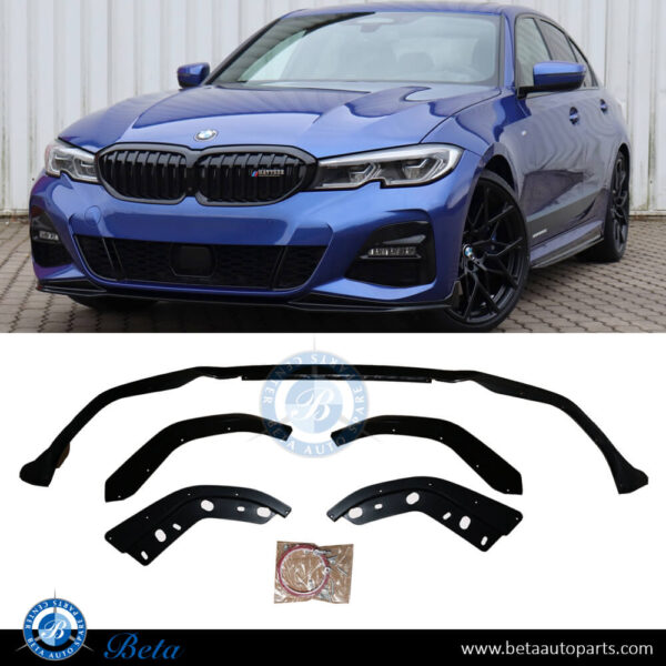 51192455832-bmw-3-series-g20-front-bumper-spoiler-m-performance-for-m-tek-black-parts.jpg BMW 3 Series G20 (2019-2022), Front Bumper Lower Spoiler M-Performance for M-Tek (Black), China, 51192455832