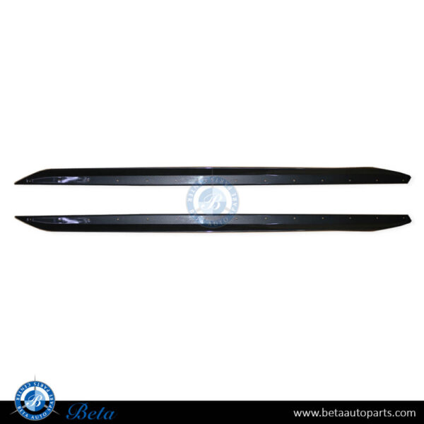 BMW 3 Series G20 (2019-Up), Side Skirts Mouldings M-Performance for M-Tek (Carbon), China, 51192455896 / 51192455897